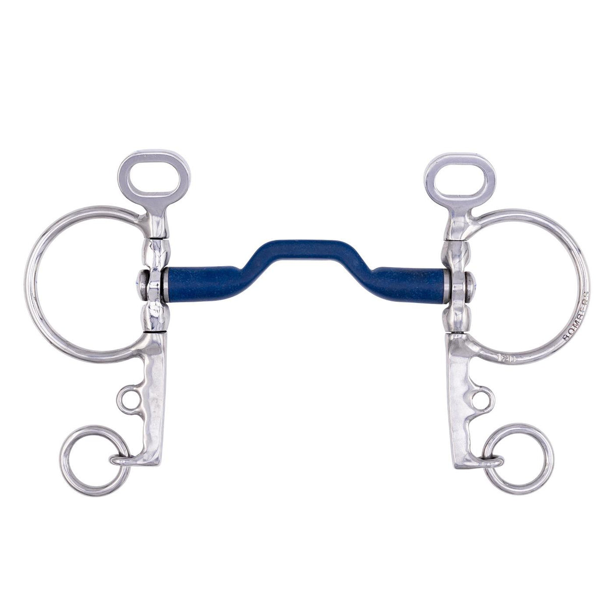 Bombers Pelham 55 Bomber Blue Bit W/ Swivel