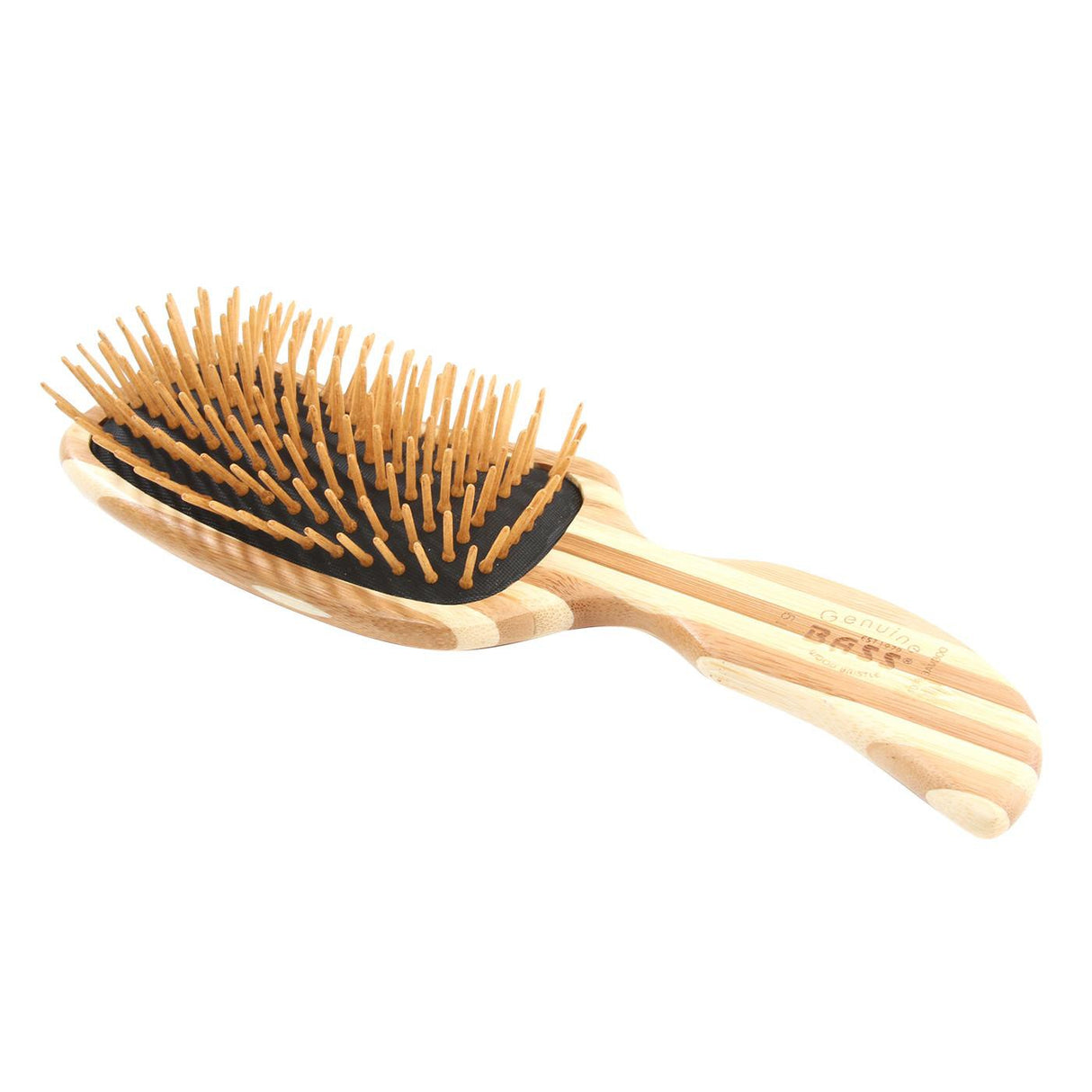 Bass Green Bamboo Pin Semi S Style Brush