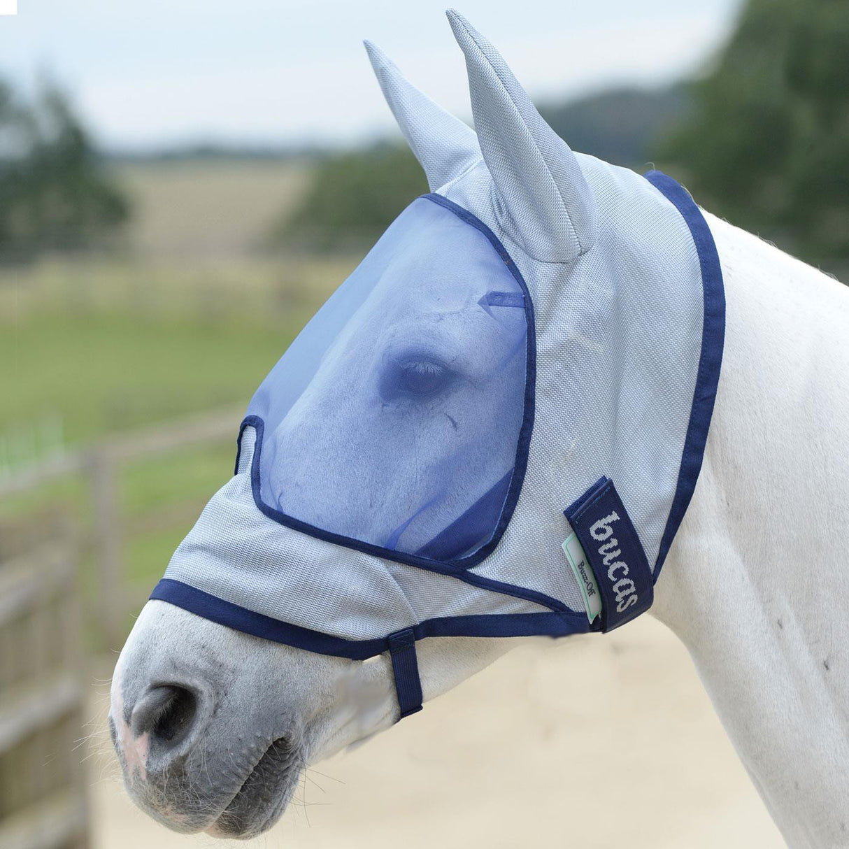 Masque anti-mouches Bucas Buzz Off Deluxe avec oreilles