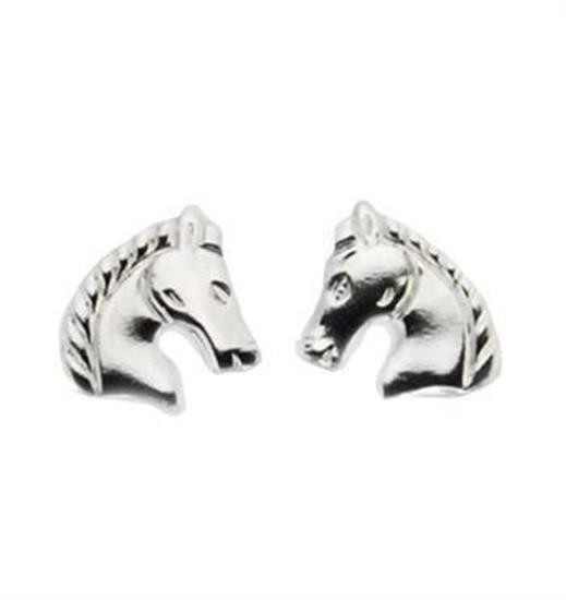 Trojan Horsehead Earrings