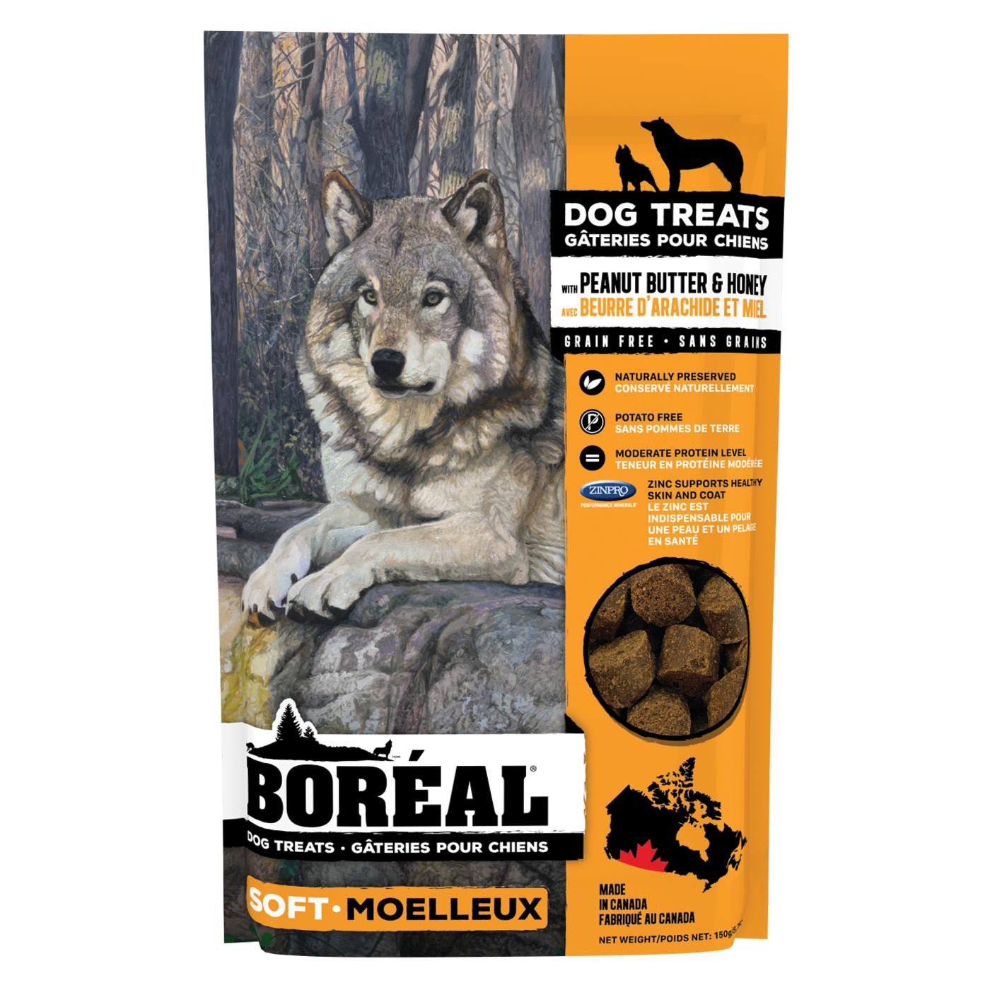 Boreal Peanut Butter & Honey Dog Treats 150 g