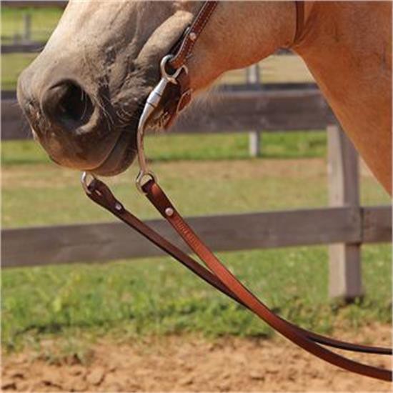 Copper Canyon Bridle Leather Split Reins W/ Chicago Screws