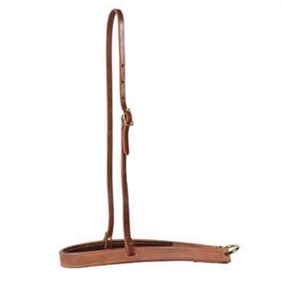 Muserolle en cuir pour harnais Copper Canyon avec doublure Latigo