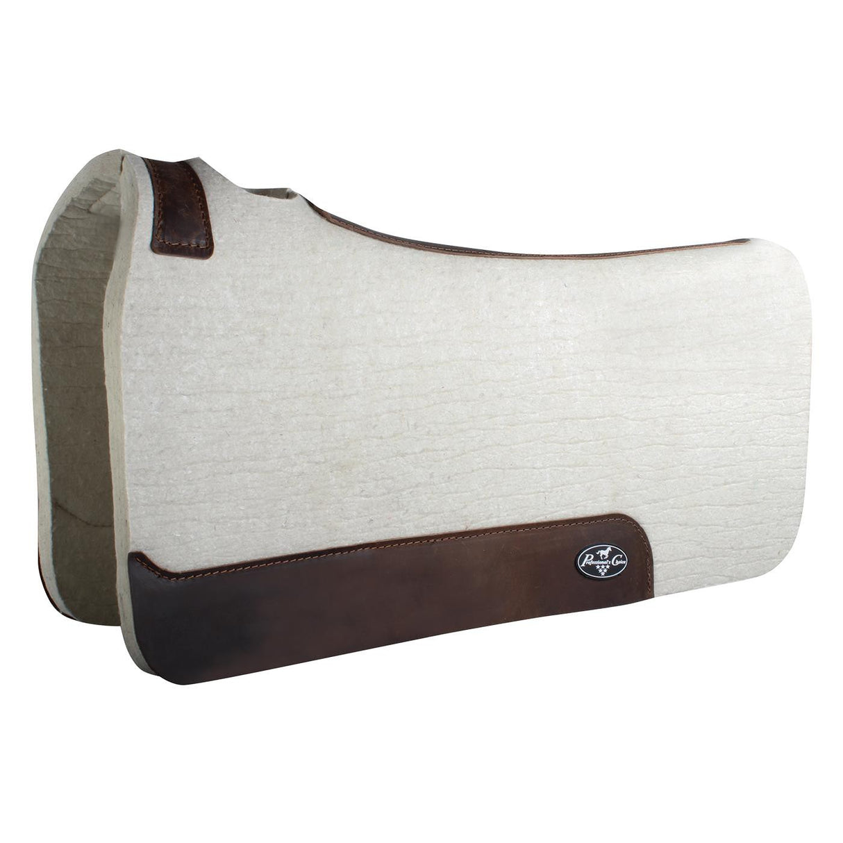 Tapis de selle western en feutre confortable pressé à la vapeur Professional's Choice