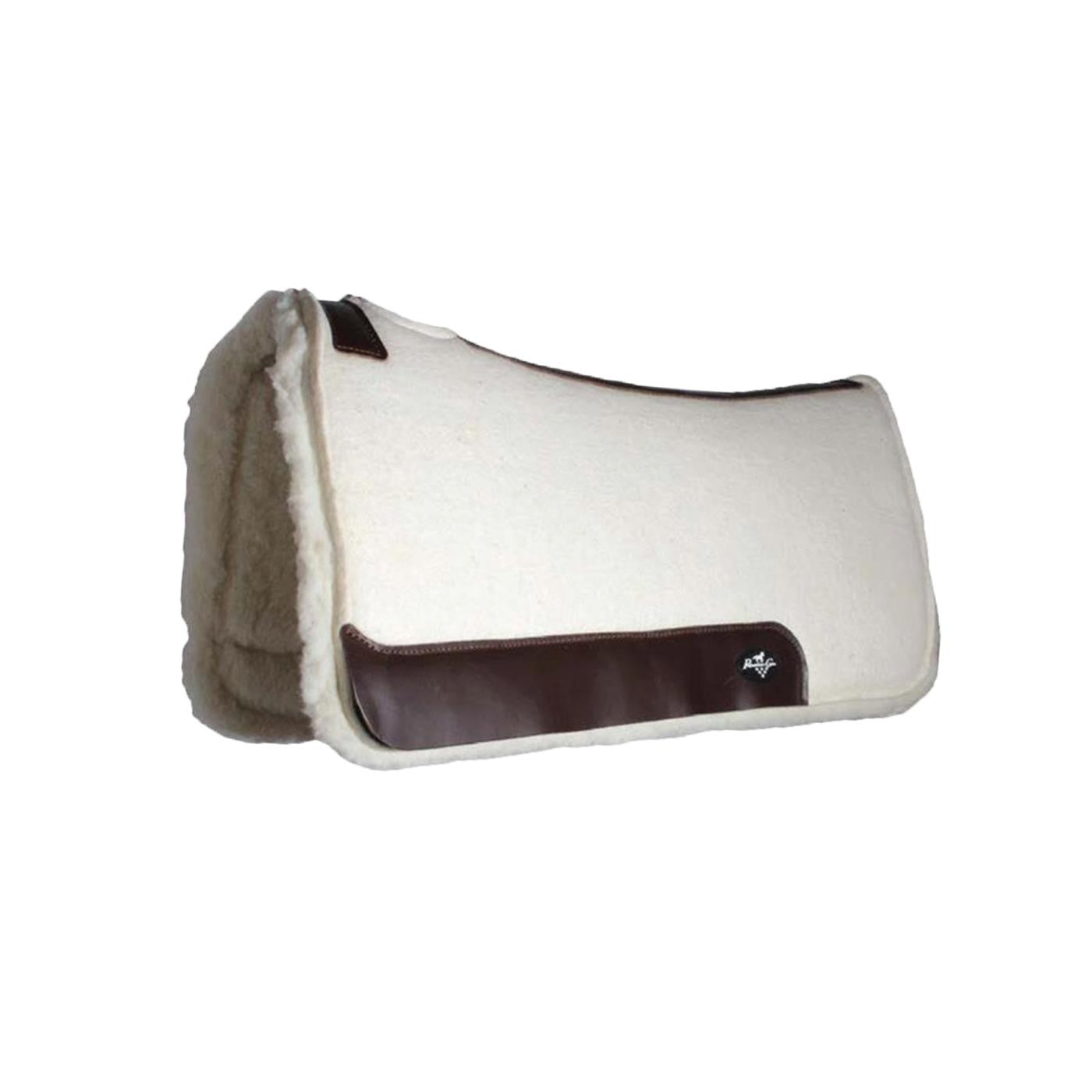 Professional's Choice Steam Pressed Comfort Fit Felt Western Saddle Pad W/ Fleece