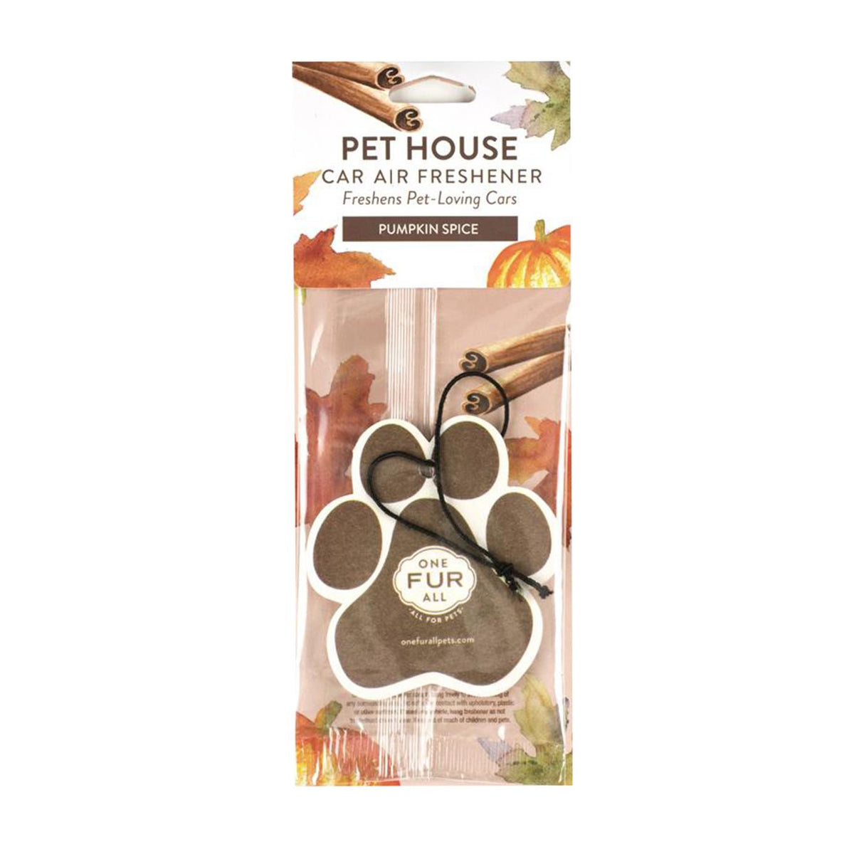 Pet House Car Air Freshener Pumpkin