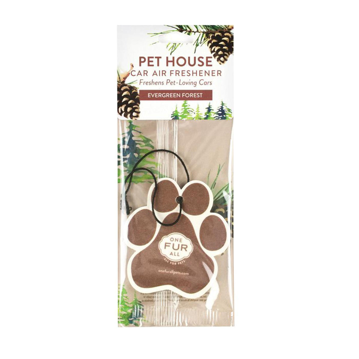 Pet House Car Air Freshener Evergeen