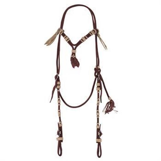 Copper Canyon Nylon Vaquero Cross Knot Brow Headstall