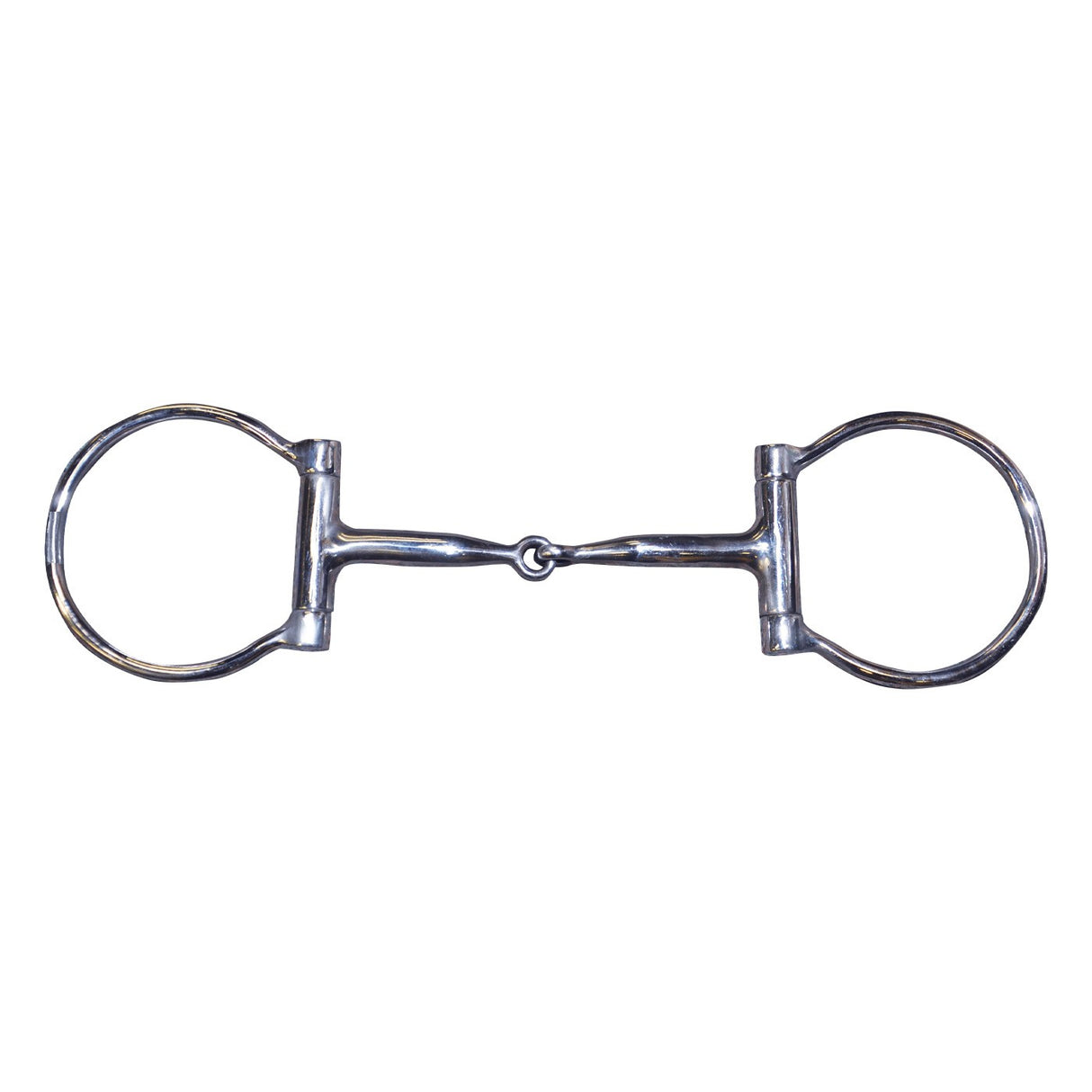 Weaver Sweet Iron Offset Dee Ring Snaffle Bit W/ Copper Inlay