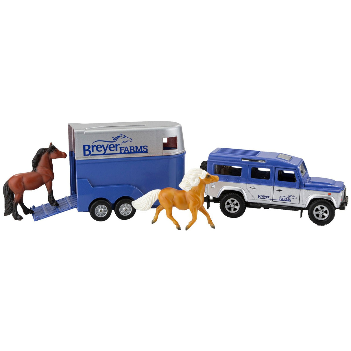 Breyer Farms Land Rover & Tag-A-Long Trailer