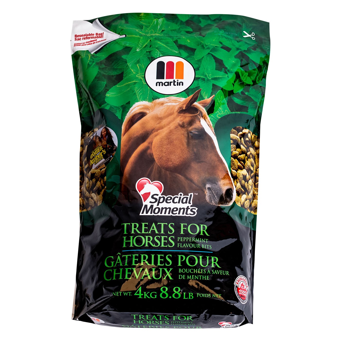 Friandises pour chevaux à la menthe poivrée de Martin 4 kg