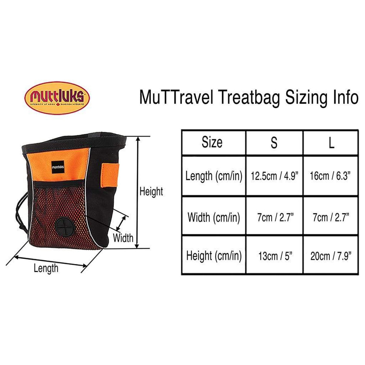 Sac à friandises Muttluks MuTTravel