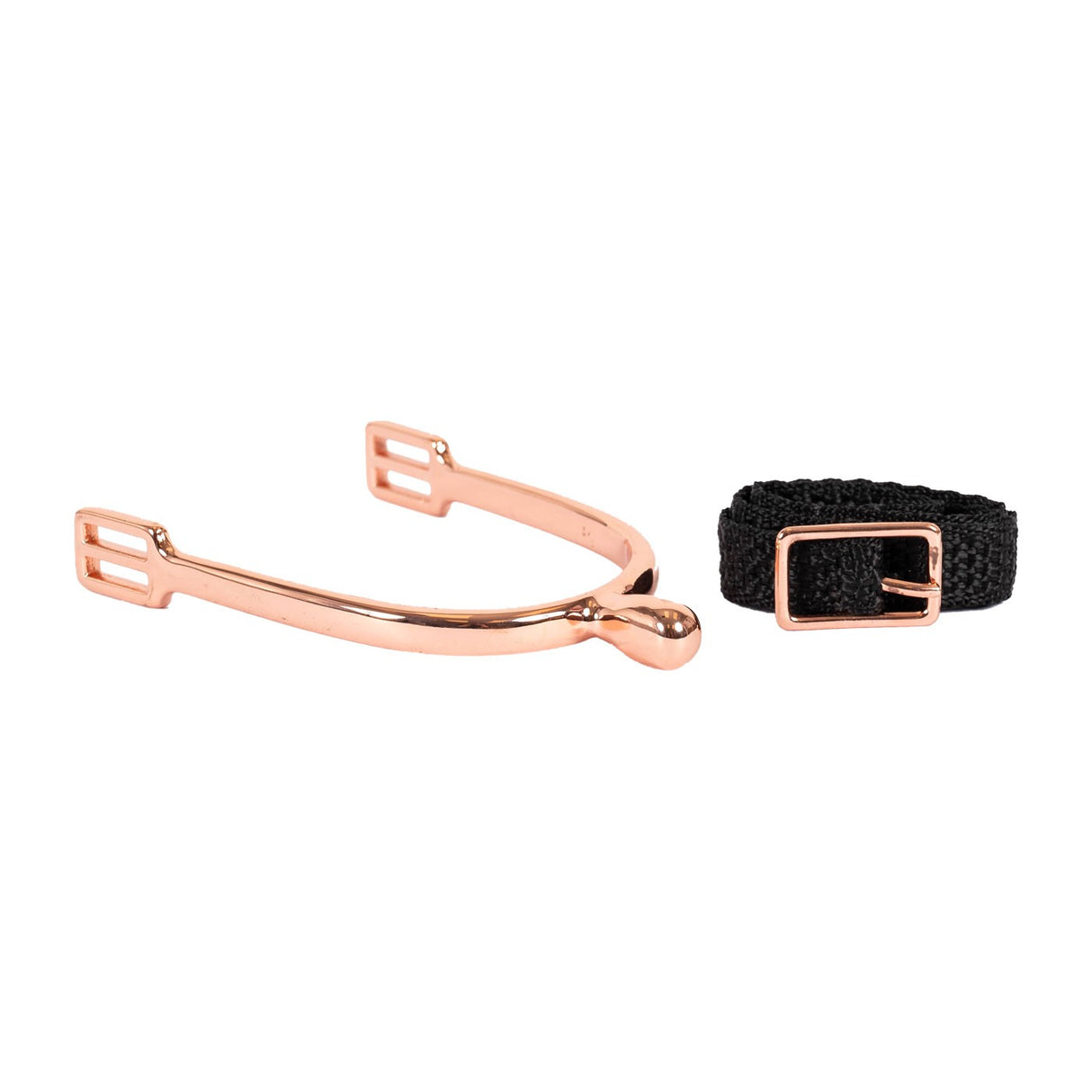 Rose Gold English Spurs W/ Spur Straps