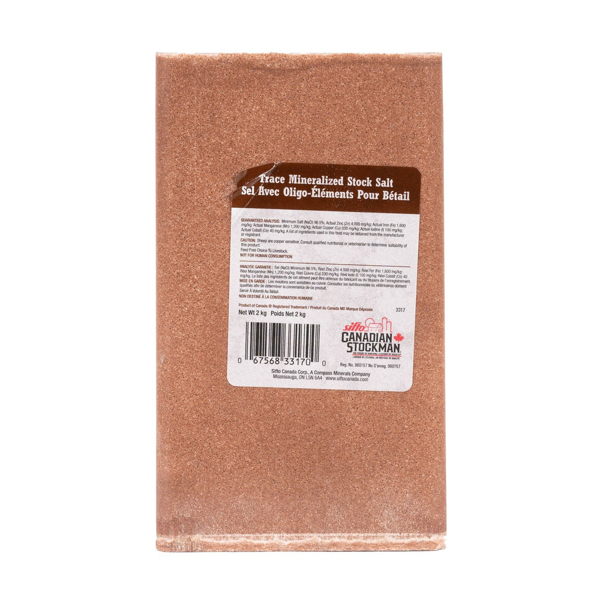 Pierre à lécher oligo-éléments 2 kg