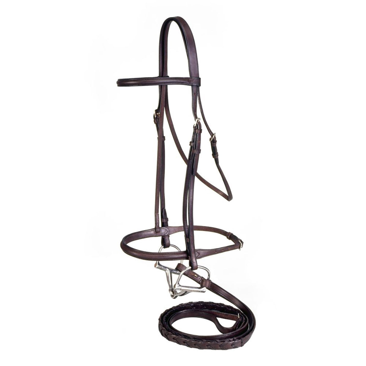 Raised Draft Horse Snaffle Bridle