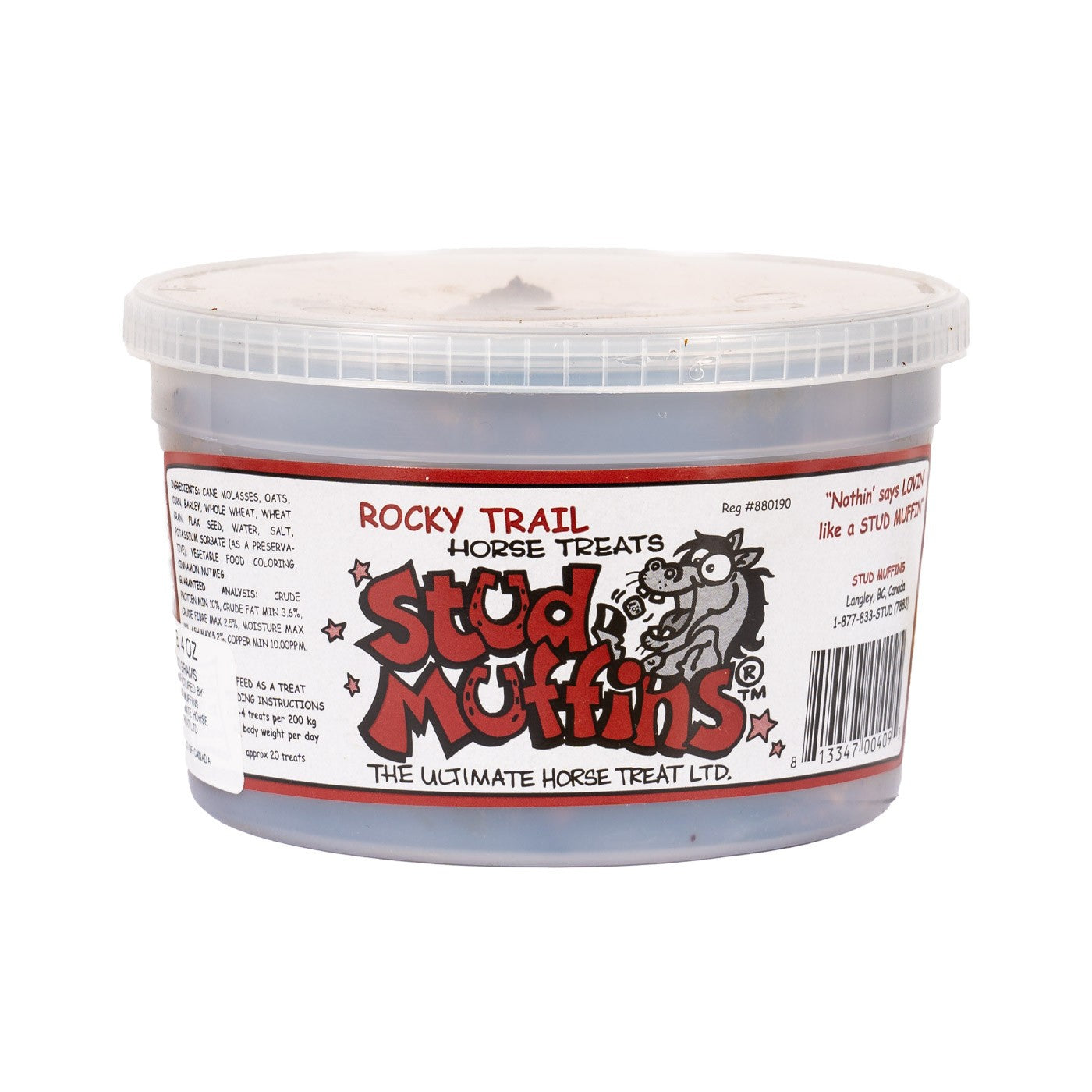 Stud Muffins Rocky Trail Flavour Tub Horse Treats 567 g