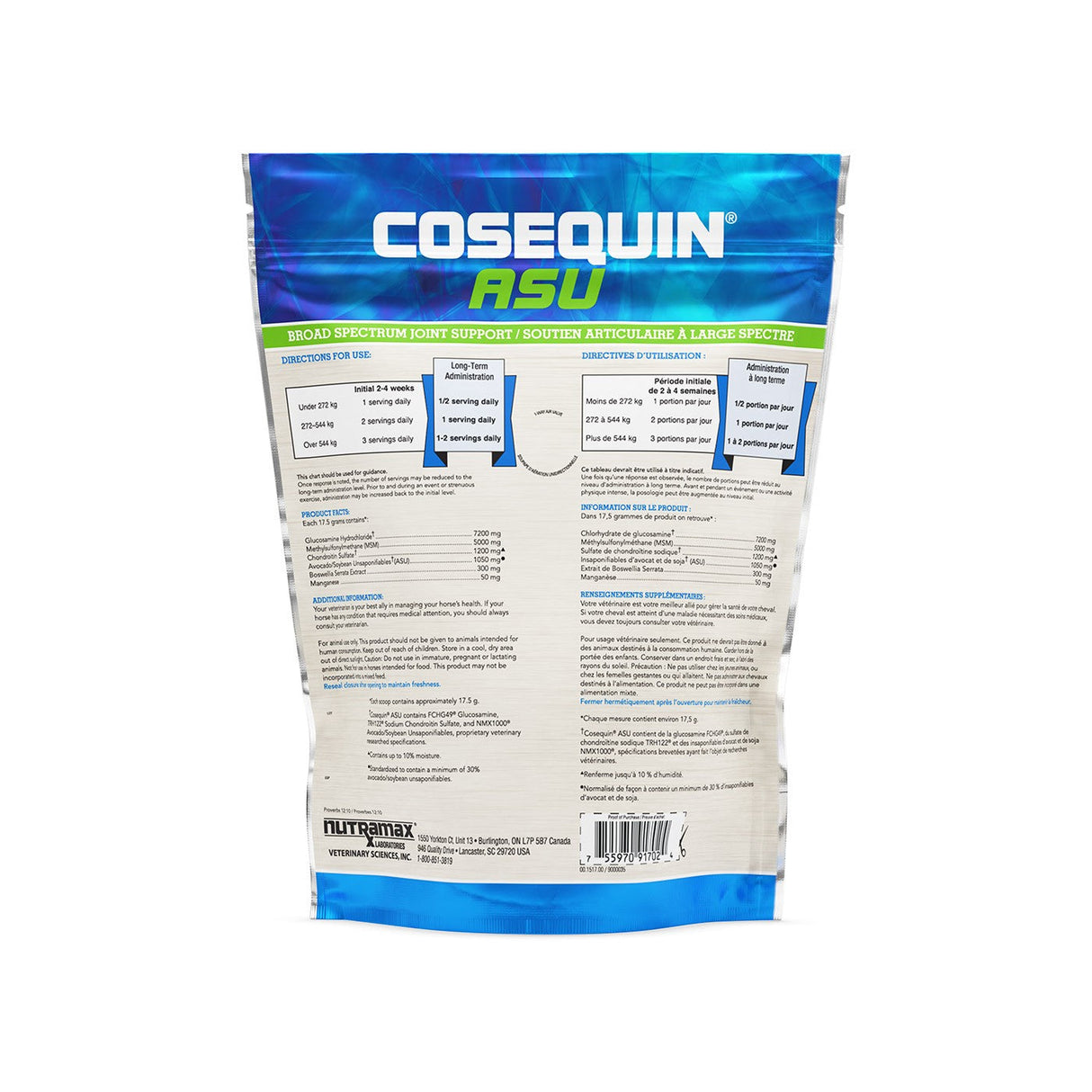 Cosequin ASU Equine Pellets 1.42 kg - Exp. Feb 2026
