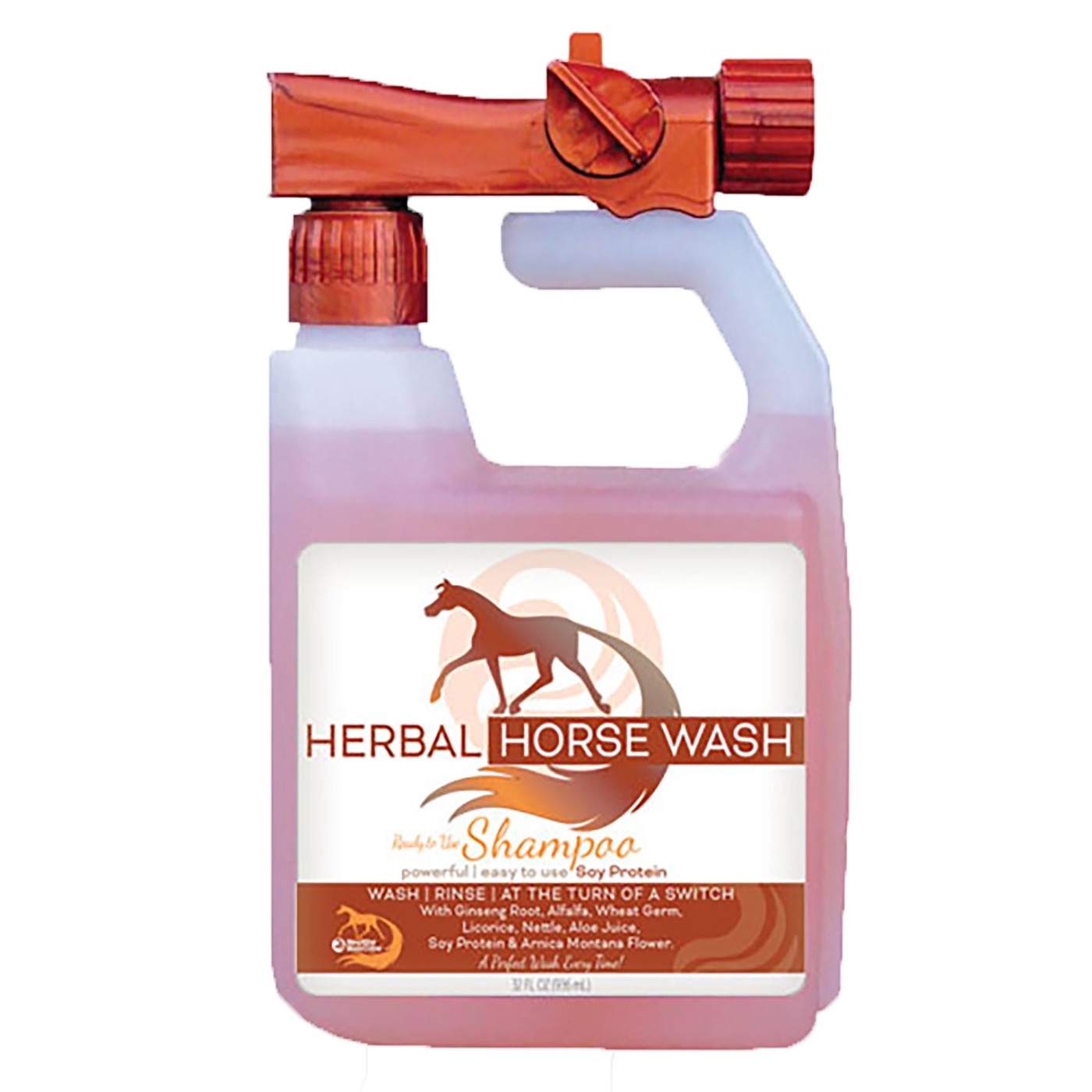 Shampooing nettoyant pour chevaux aux herbes Healthy HairCare 946 ml