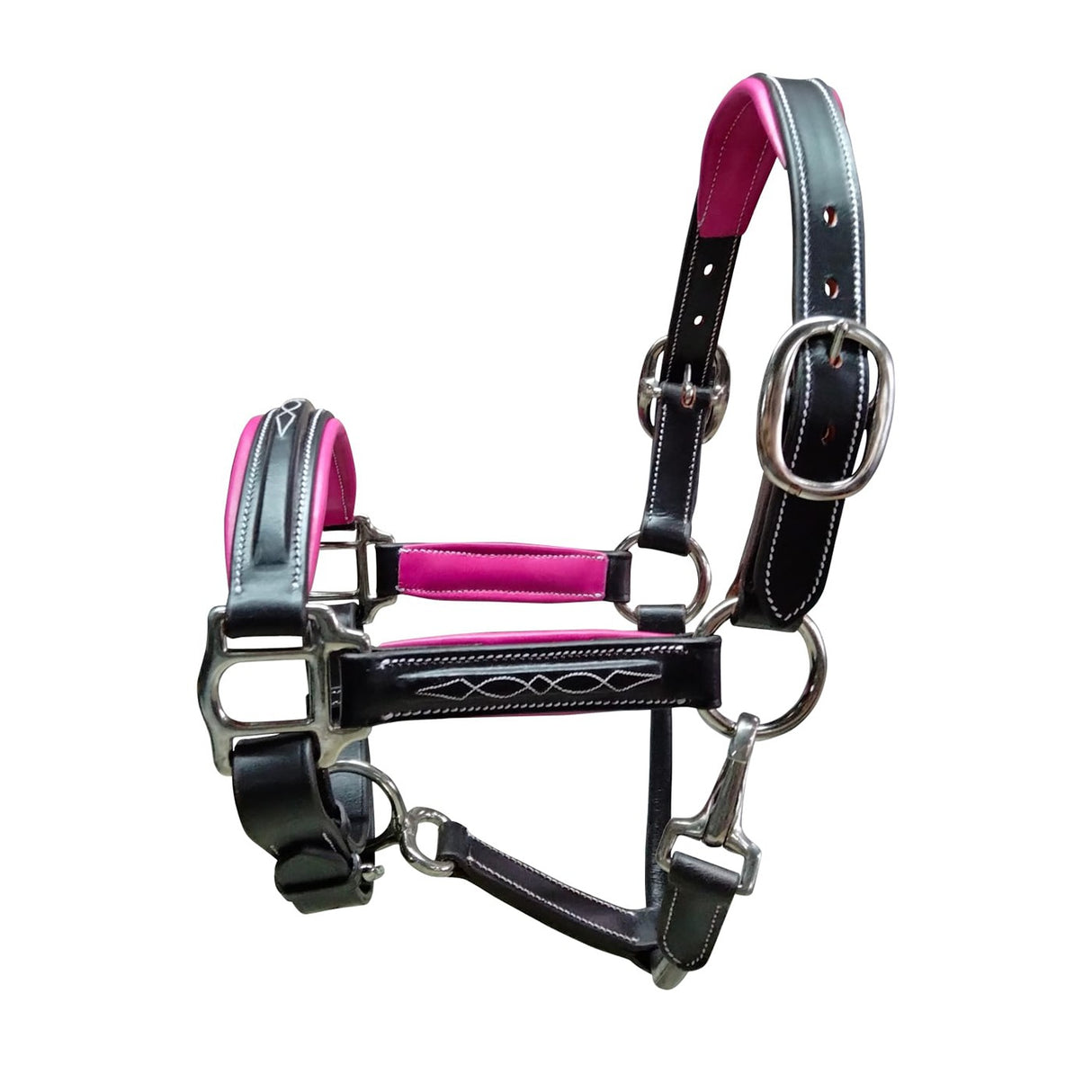 Licol Belle & Bow à surpiqûres fantaisie - Poney