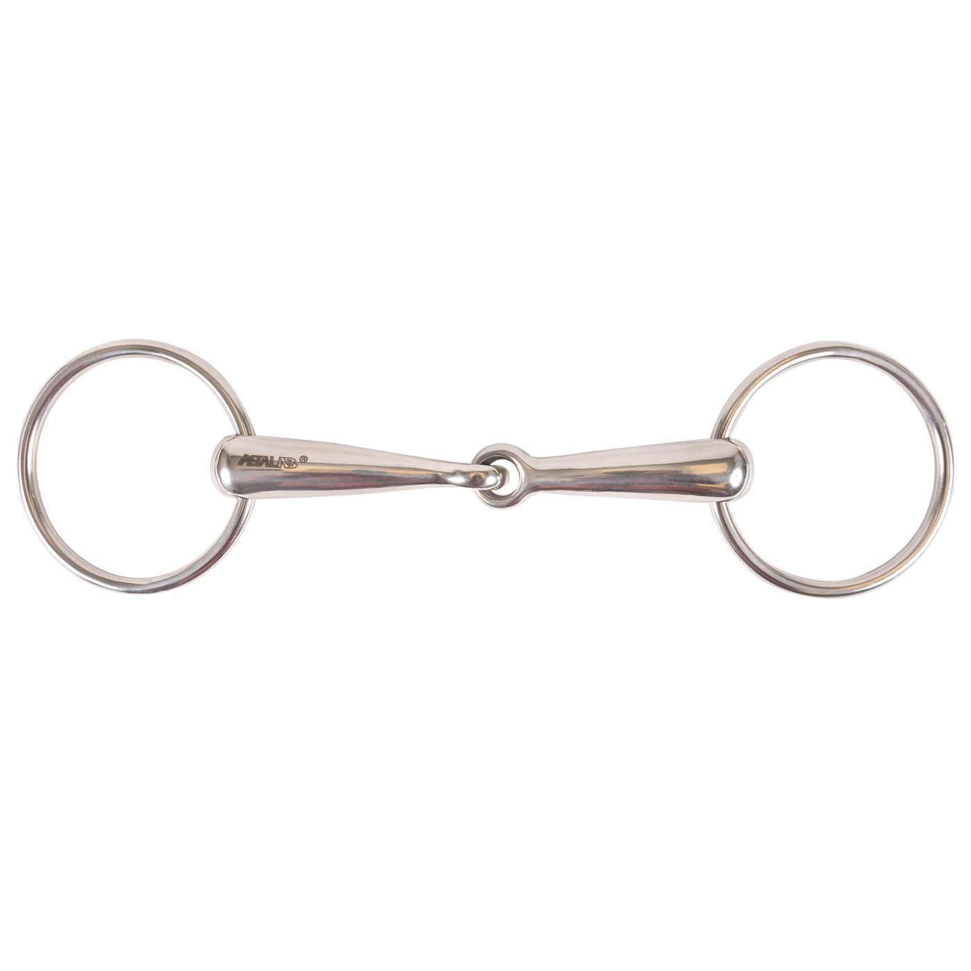 Mors Filet à Bouche Solide Metalab à Anneau Lâche