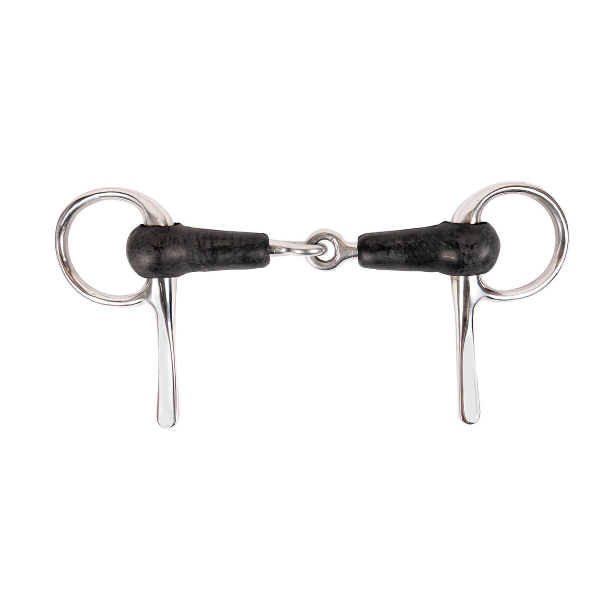 Metalab Half Cheek Rubber Snaffle Bit