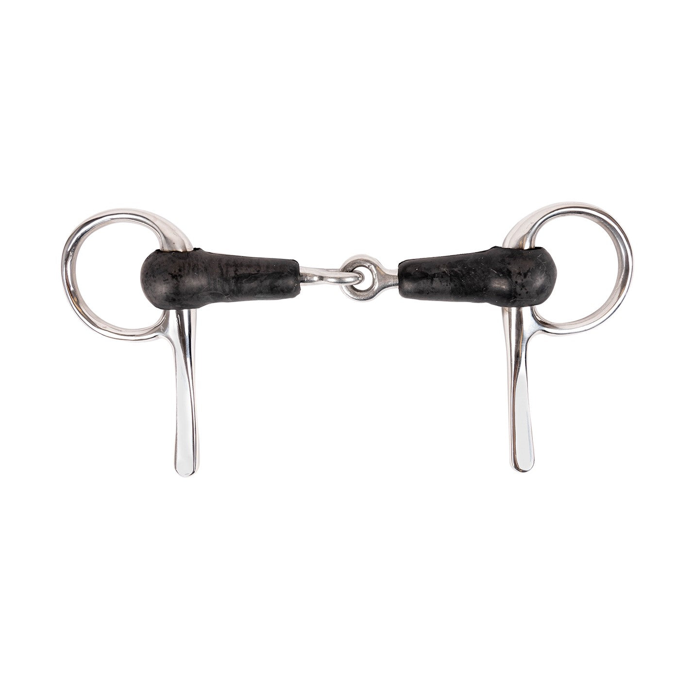 Metalab Half Cheek Rubber Snaffle Bit