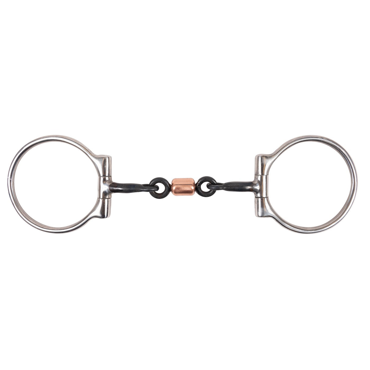 Antique Offset Dee Ring Bit W/ Copper Roller