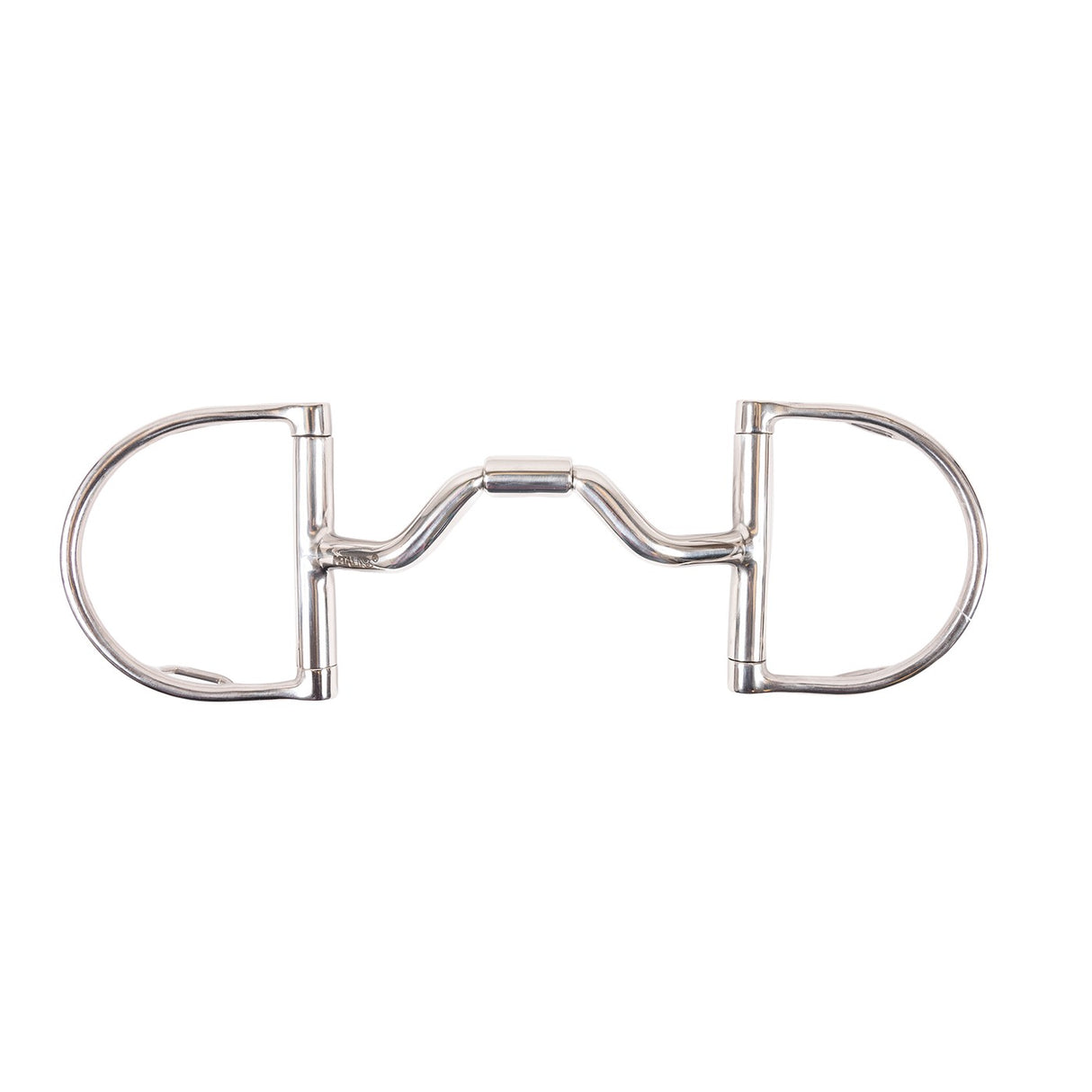 Metalab Copper Inlay Ported Dee Ring Snaffle Bit W/ Hooks