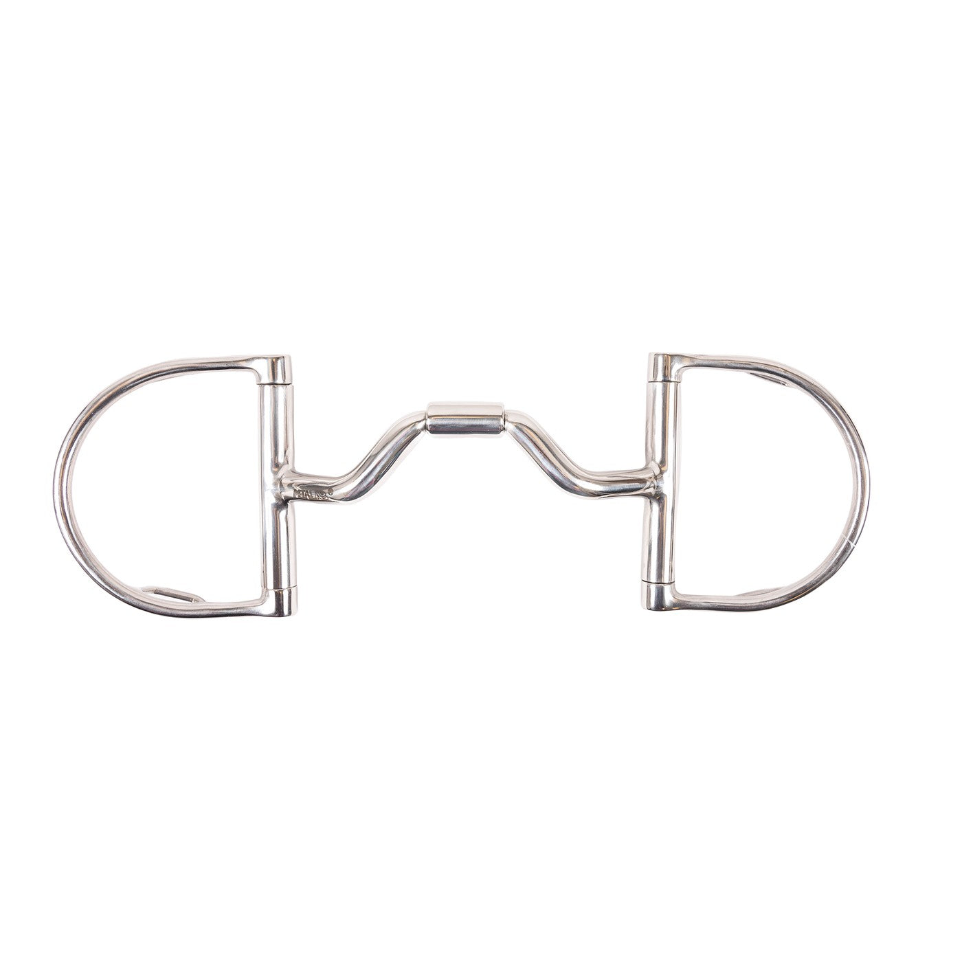 Metalab Copper Inlay Ported Dee Ring Snaffle Bit W/ Hooks