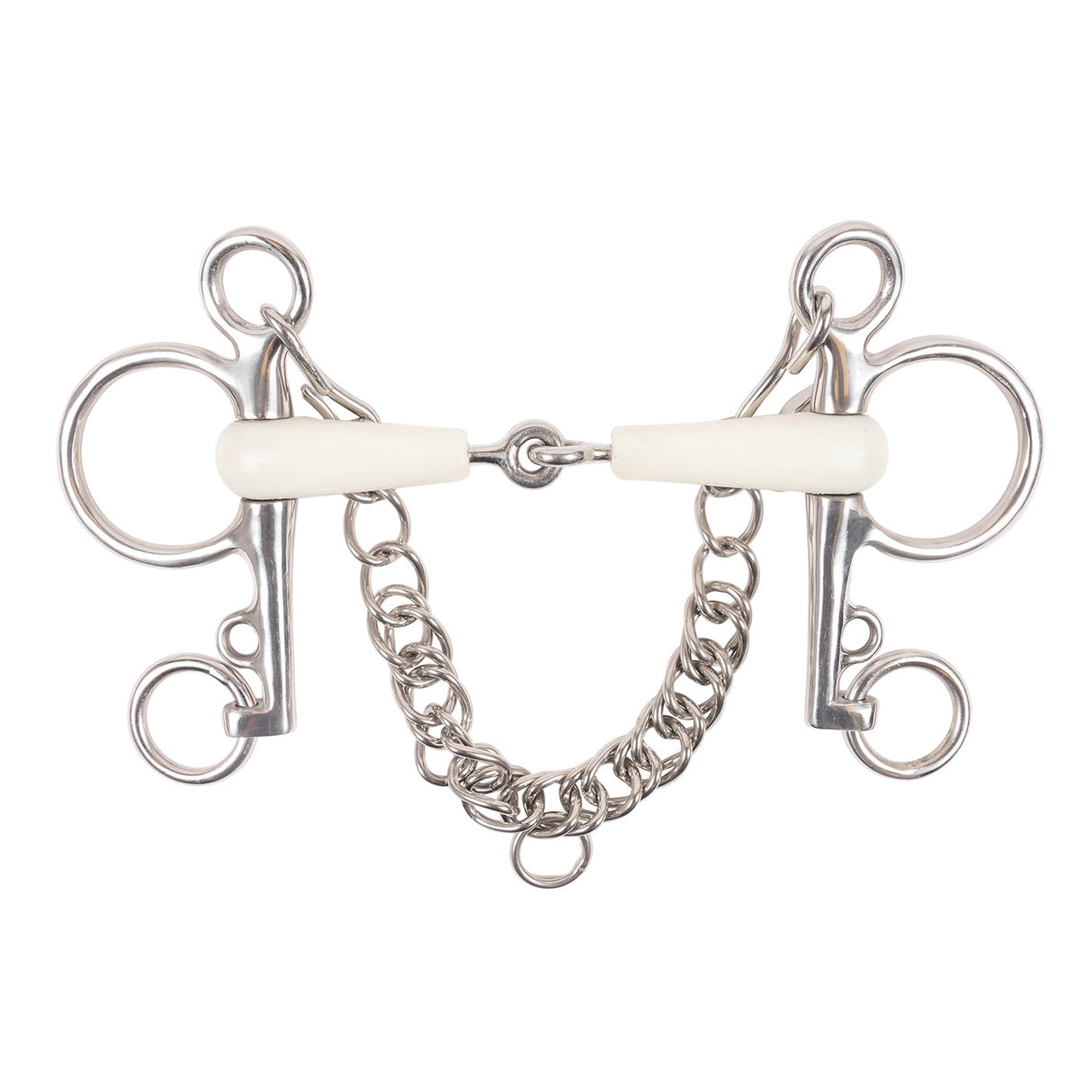 Metalab Snaffle Mouth Flexi Pelham Bit