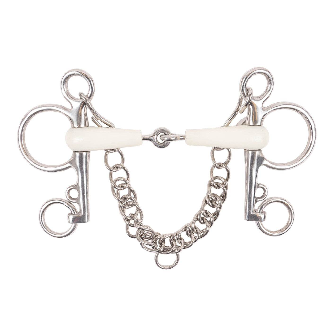 Metalab Snaffle Mouth Flexi Pelham Bit