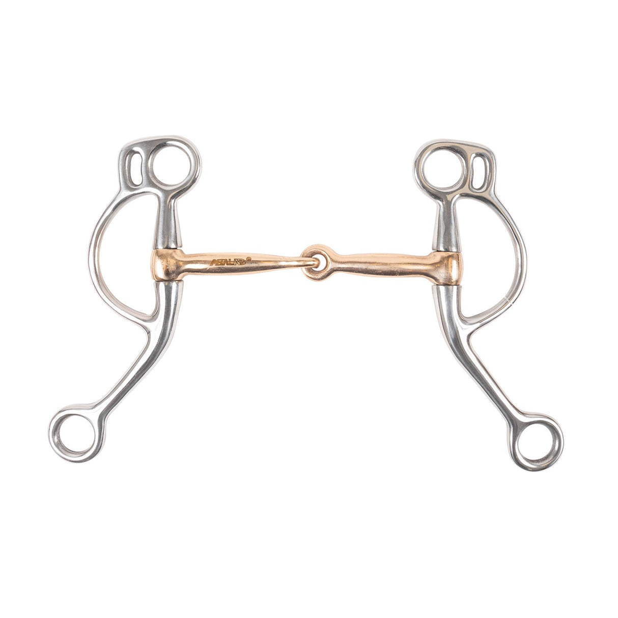 Metalab Copper Dee Ring Training Bit W/ 17 cm Cheeks