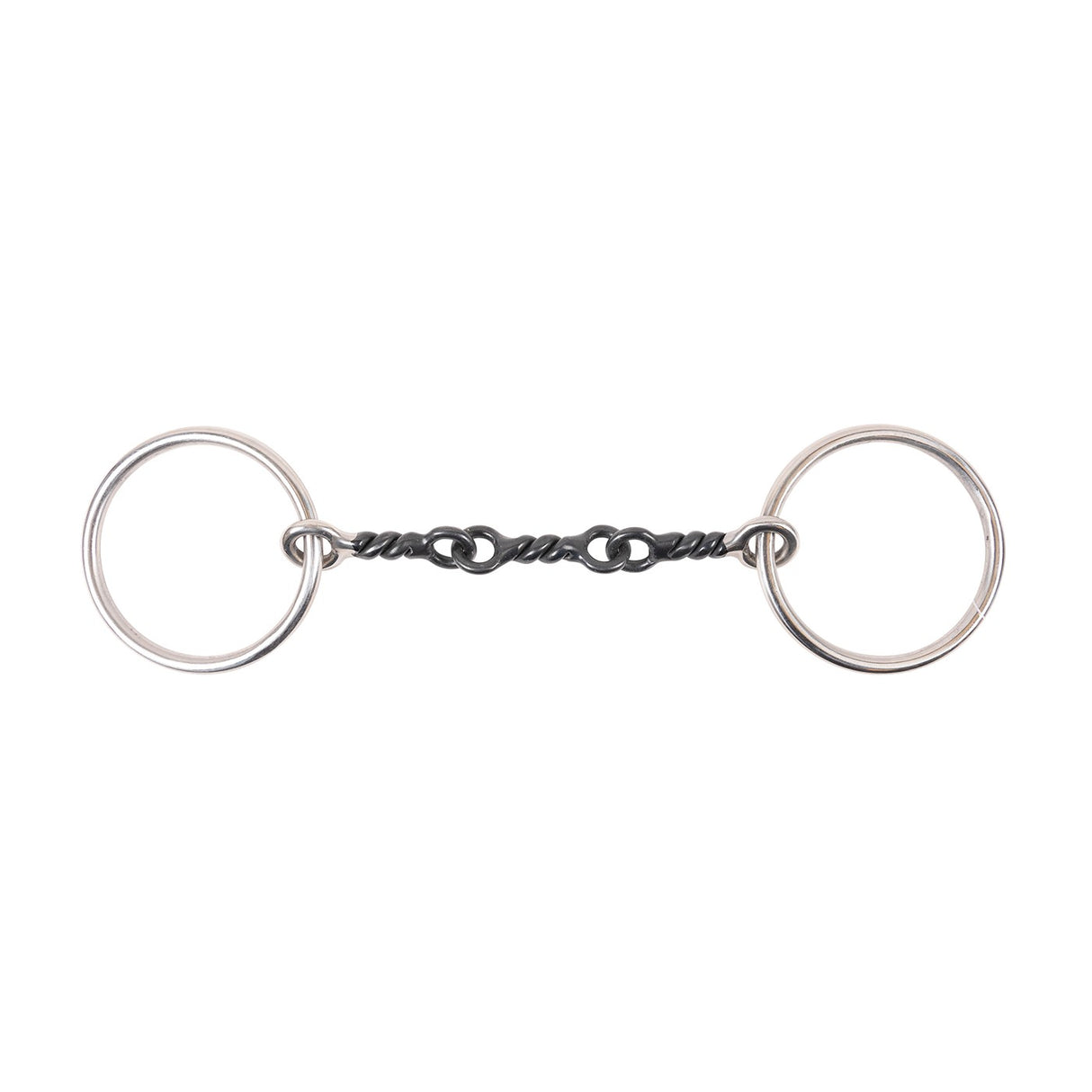 Mors de filet à maillons de chaîne à anneau libre Metalab Sweet Iron