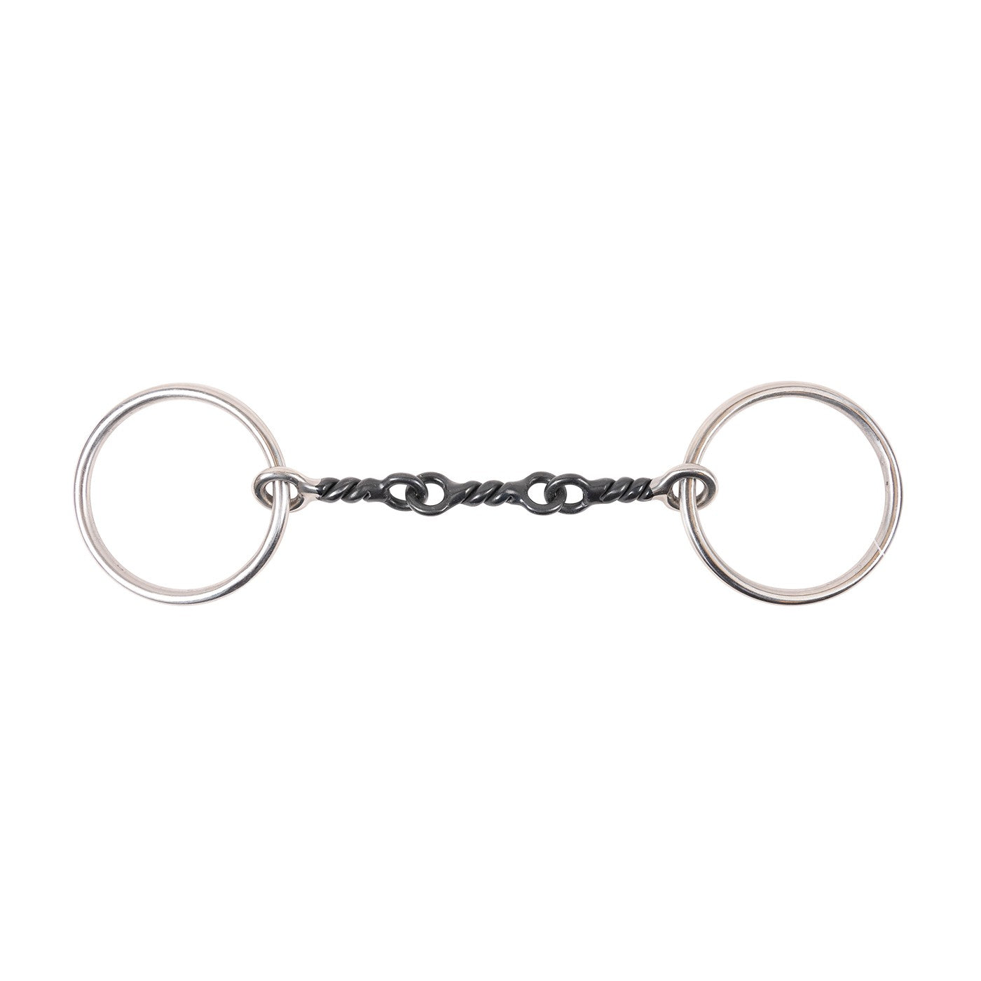 Mors de filet à maillons de chaîne à anneau libre Metalab Sweet Iron
