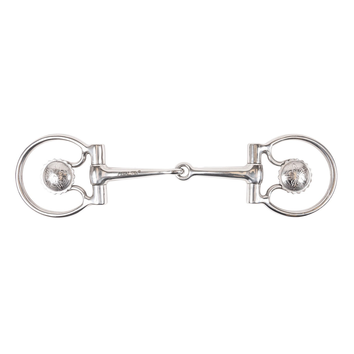 Metalab Offset Dee Ring Bit W/ Engraved Concho