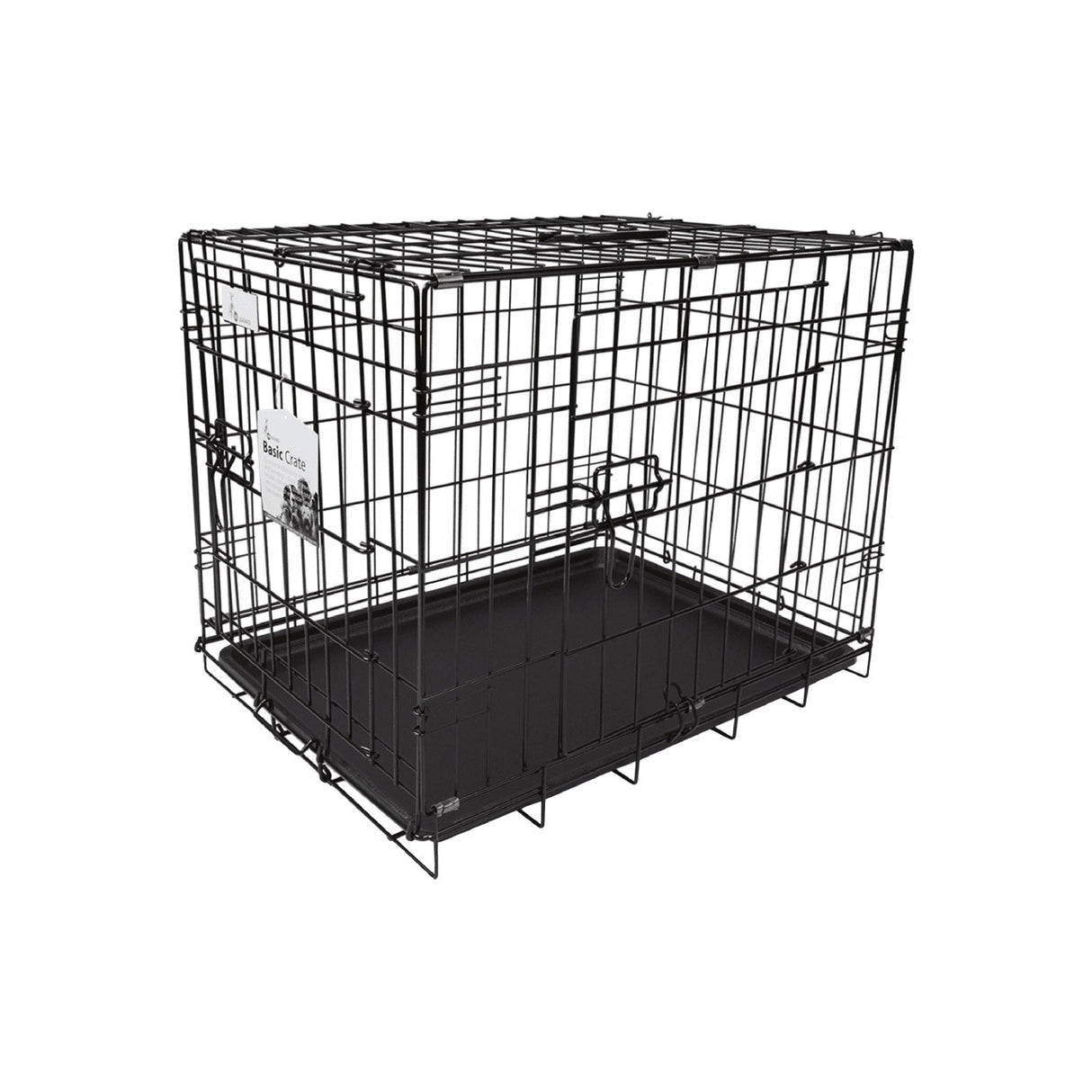 Cage pour chien à double porte Unleashed Basic 48 cm