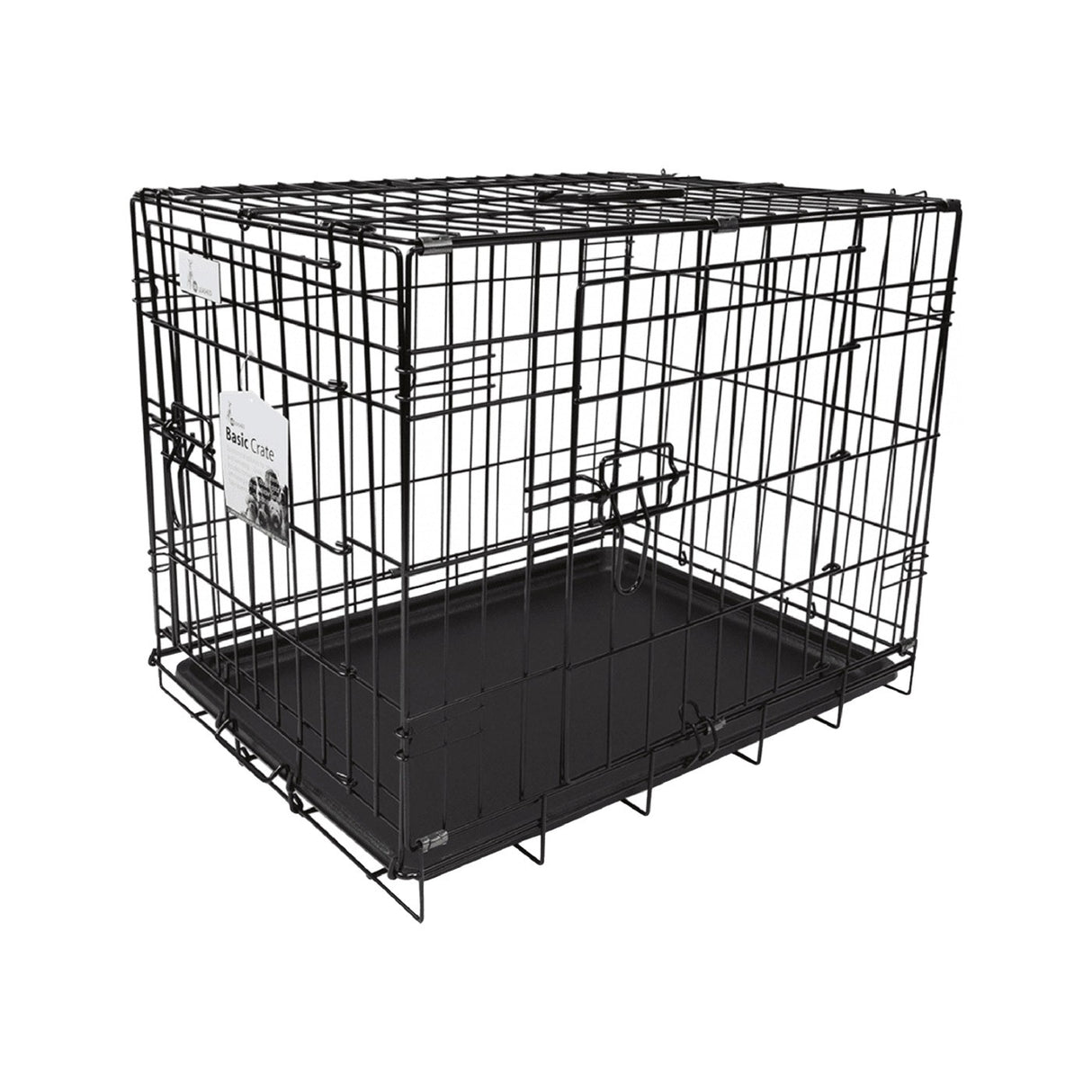 Cage pour chien à double porte Unleashed Basic 122 cm