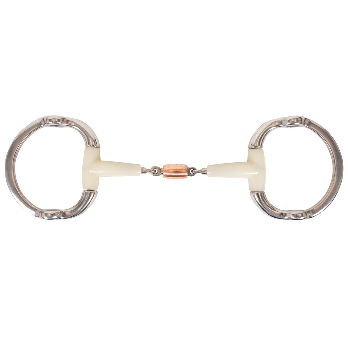 Mors Happy Mouth Contour Eggbutt Gag avec rouleau en cuivre
