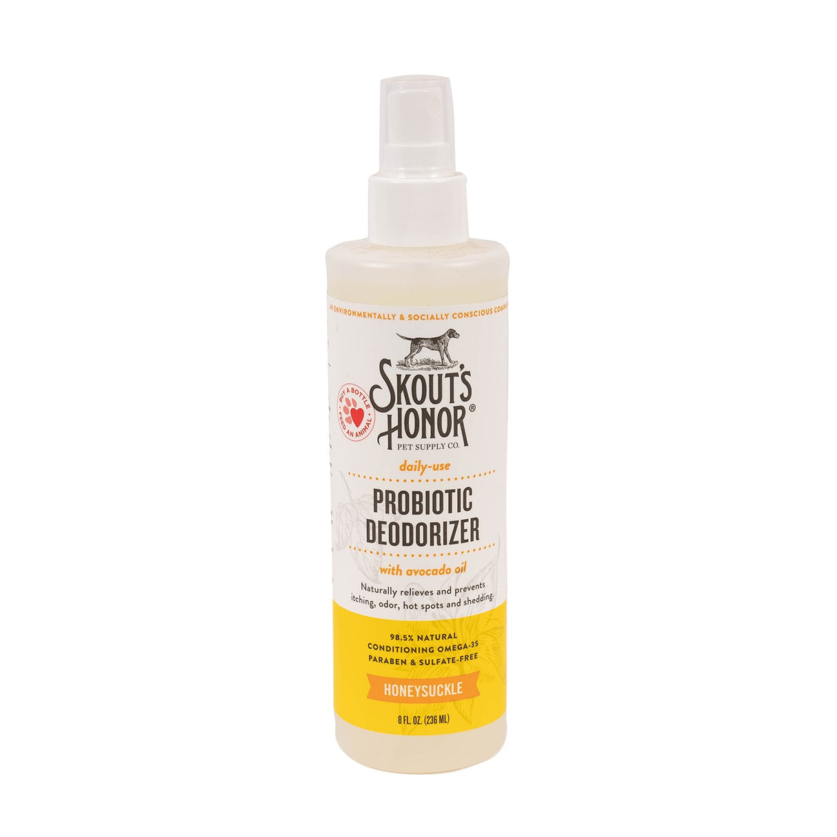Skout's Honor Probiotic Daily Use Deodorizer Honeysuckle 236 mL