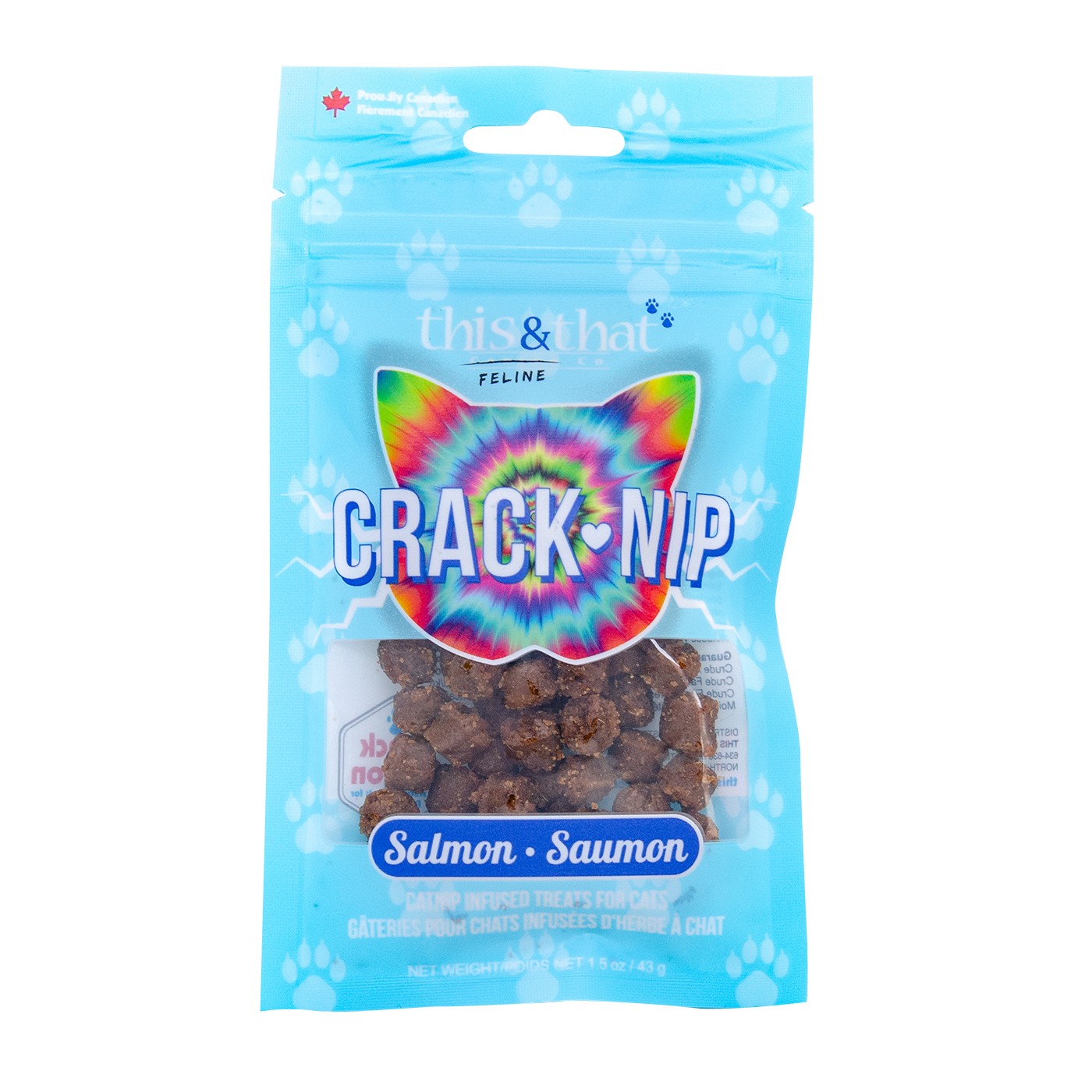 This & That Crack Nip Salmon Cat Treats 43 g
