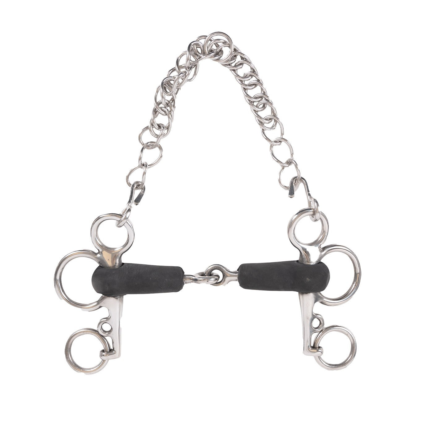 EvoEq Tom Thumb Jointed Rubber Pelham Bit