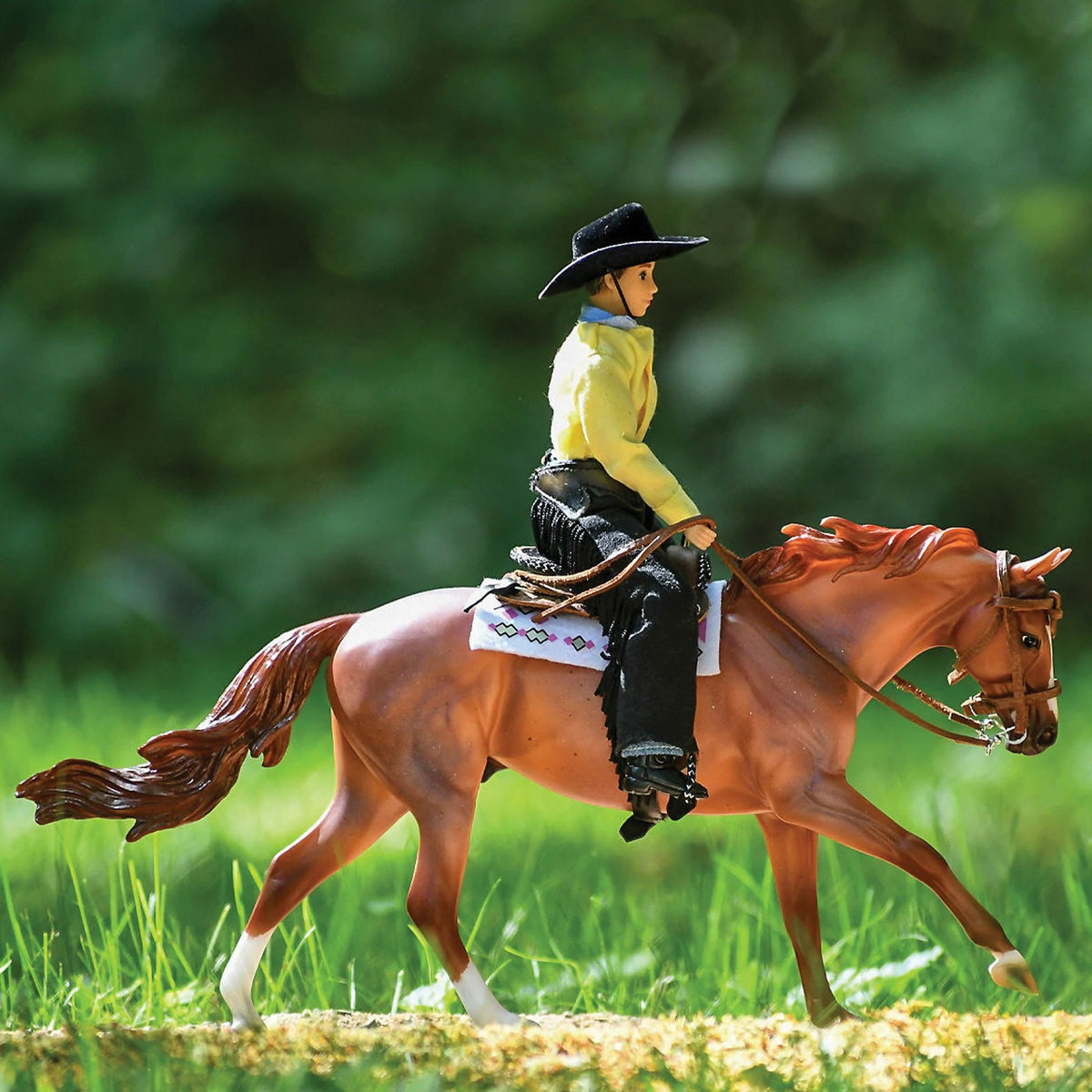 Breyer Traditional Austin Cowboy Greenhawk Equestrian Sport