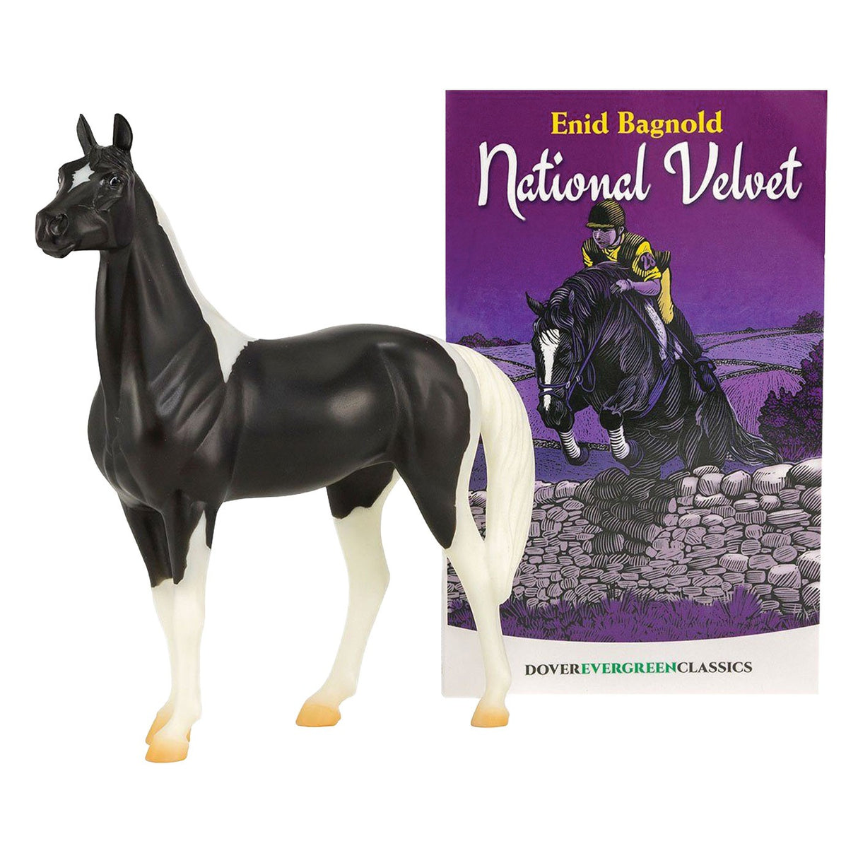 Ensemble cheval et livre Breyer Freedom National Velvet