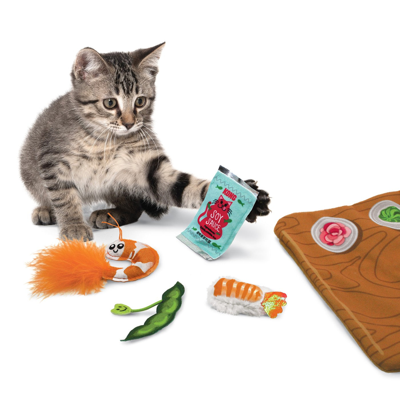 Jouet pour chat Kong Pull-A-Partz Sushi