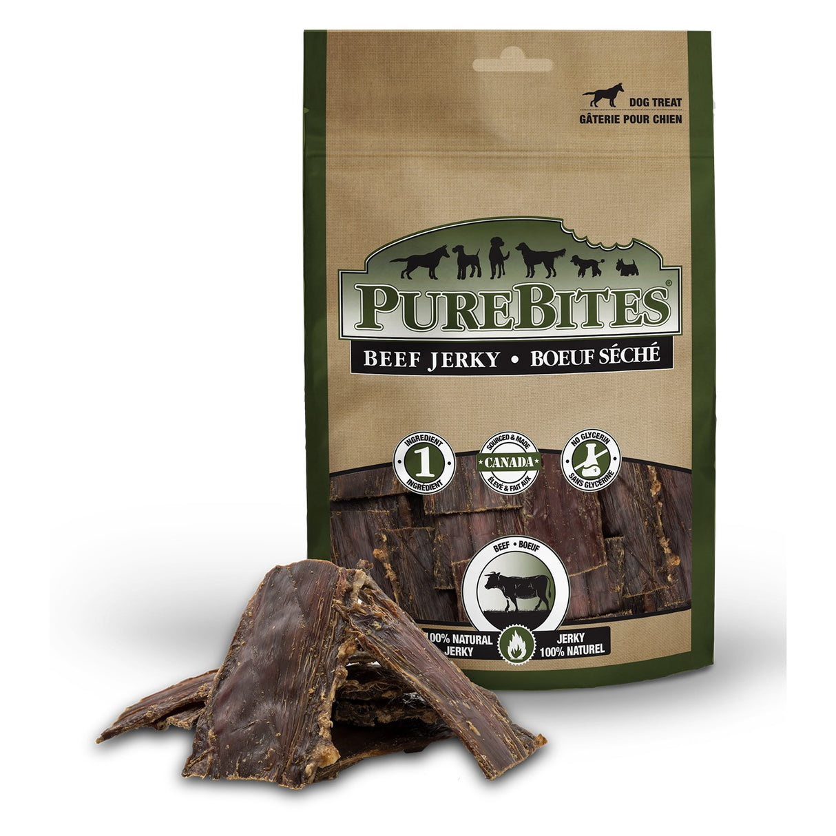 PureBites Air Dried Beef Jerky 213 g