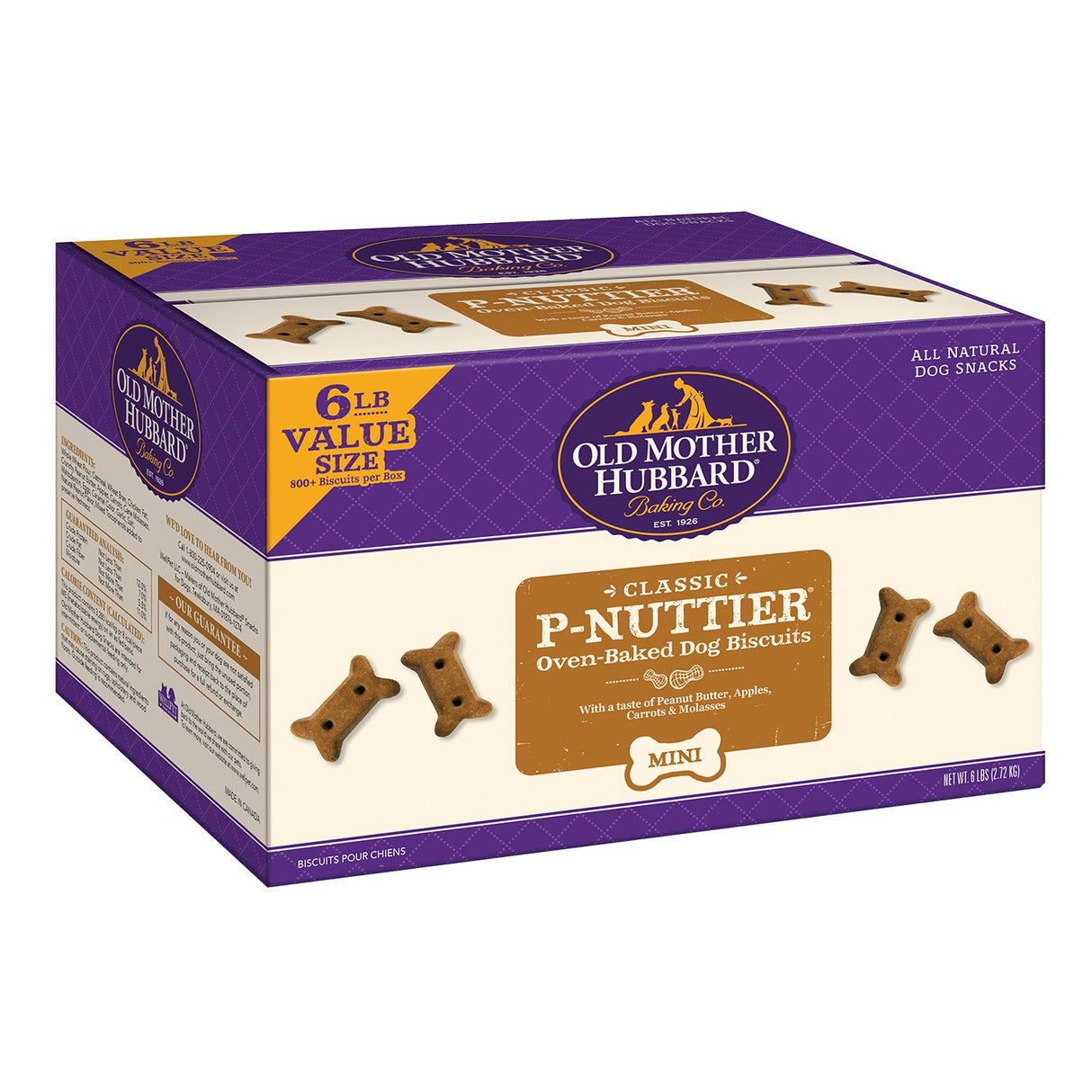 Old Mother Hubbard P-Nuttier Mini Dog Biscuits Box 2.7 kg