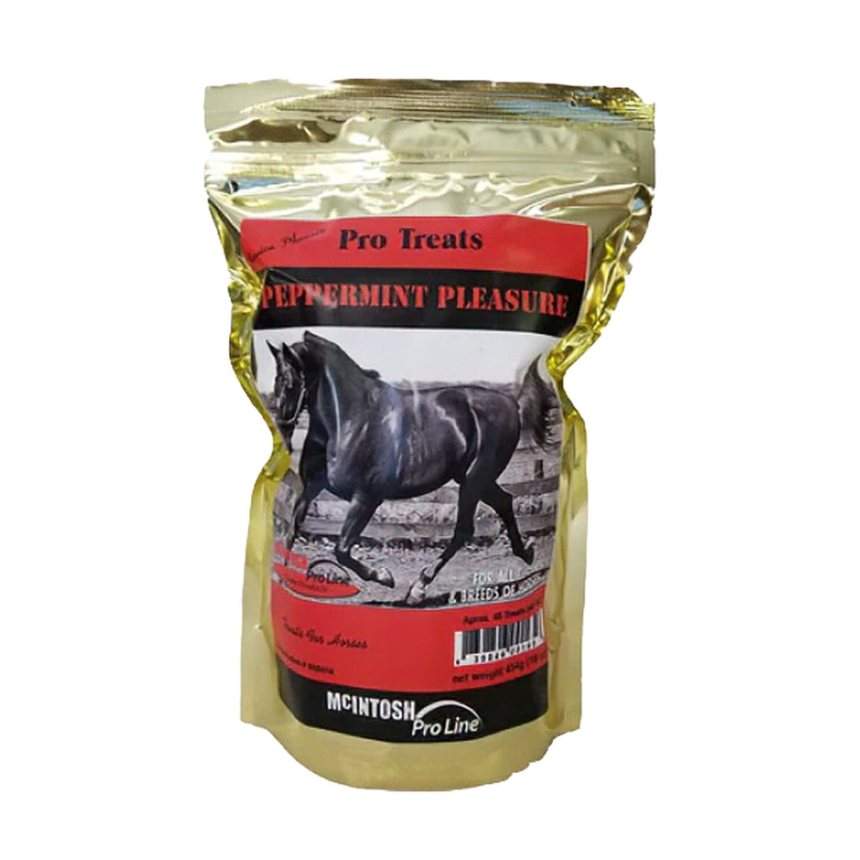 Friandises pour chevaux McIntosh Pro Line à la menthe poivrée 454 g