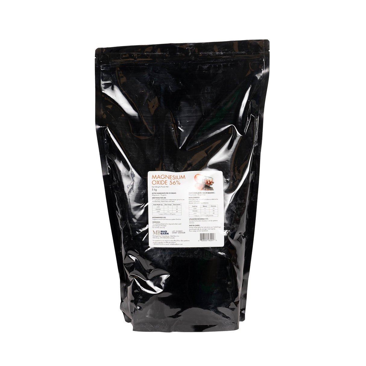 Oxyde de magnésium Mad Barn 5 kg
