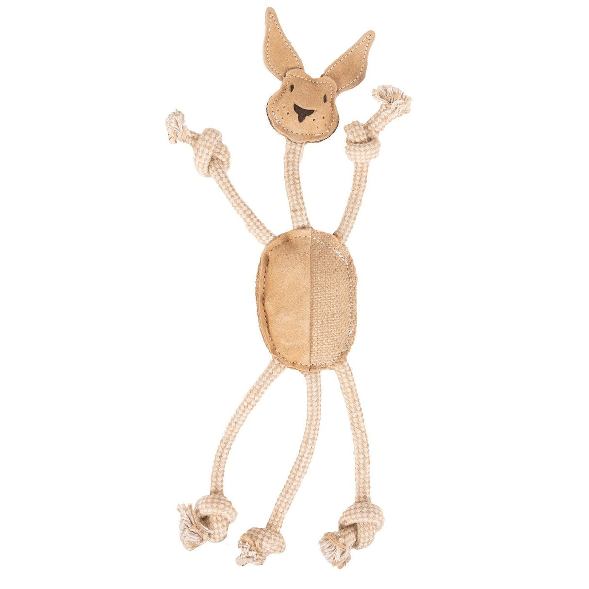 Shedrow K9 Jouet lapin en jute et corde pour chien