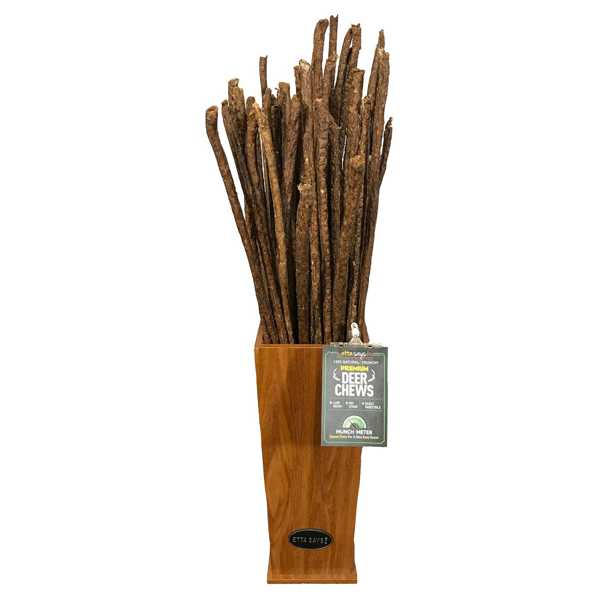 Etta dit ! Croustillant à mâcher pour chien en forme de cerf 91 cm